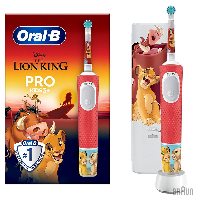 Зубна щітка Braun Oral-B D103.413.2KX Lion King