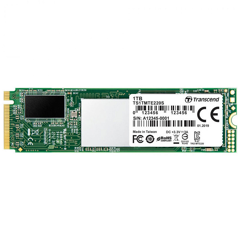 SSD диск Transcend 220S 1TB NVMe PCIe 3.0 4x 2280