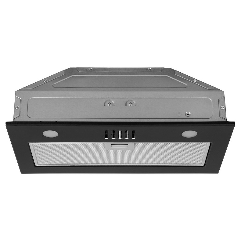 Витяжка Ardesto вбудована, 52см, 700м3ч, скло, 2х1Вт LED, кнопкове, чорний