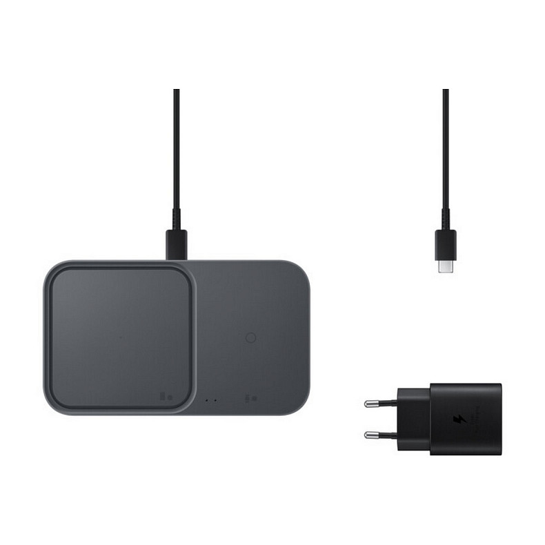 Беспроводная зарядка SAMSUNG 15W Wireless Charger Duo w/o TA Black
