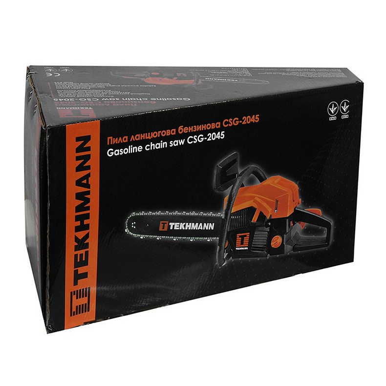 Пила ланцюгова бензинова Tekhmann CSG-2045 45см 2.25кВт/3.3л.с. 52см3 6.6кг