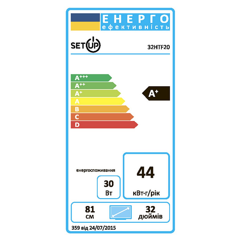 Телевізор SetUP 32HTF30