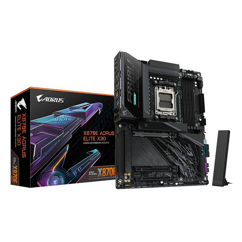 Материнская плата Gigabyte X870E Aorus Elite X3D Socket AM5