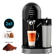 Кофеварка рожковая/капсульная CECOTEC Power Instant-ccino 20 Chic Serie Nera