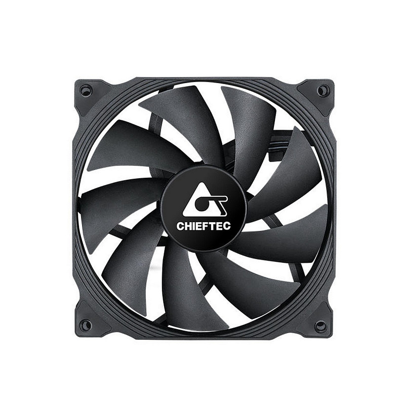 Корпусний вентилятор CHIEFTEC ZF-1425PWM, 140мм, 1200rpm, HDB, 4pin PWM, 20.1dBa, чорний