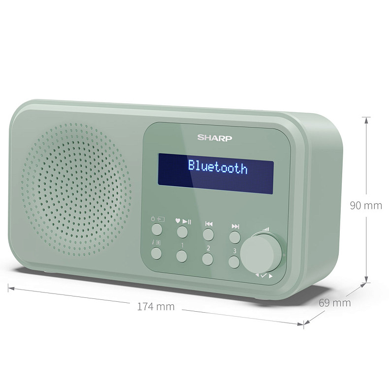 Радіоприймач Sharp DR-P420 Green