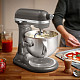 Кухонний комбайн KitchenAid Artisan 5,6 л 5KSM60SPXECU з підйомною чашею, сріблястий