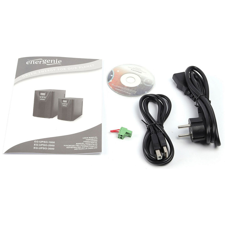 ИБП EnerGenie On-Line 1000VA, синусоидальный сигнал EG-UPSO-1000
