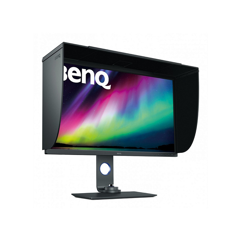 TFT 32" BenQ SW321C, IPS, 4K, 99% Adobe RGB, HDMI, DP, USB Type-C, USB хаб, Card Reader, сірий