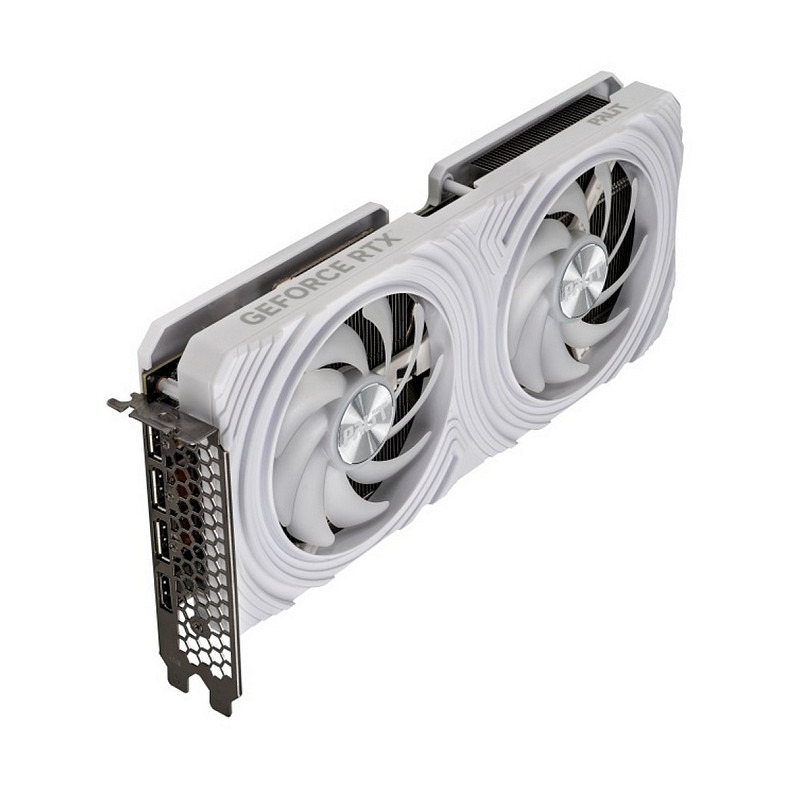 Відеокарта GF RTX 4070 12GB GDDR6 White OC Palit (NE64070S19K9-1048L)