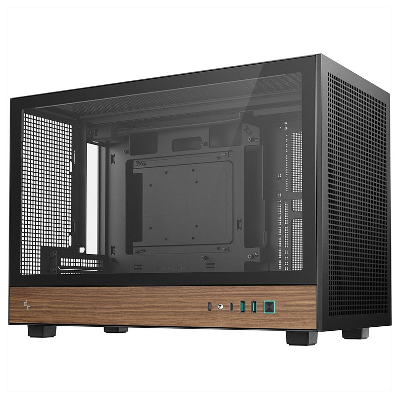 Корпус DeepCool CH260 Wood Black (R-CH260-BKNWM0-G-1)