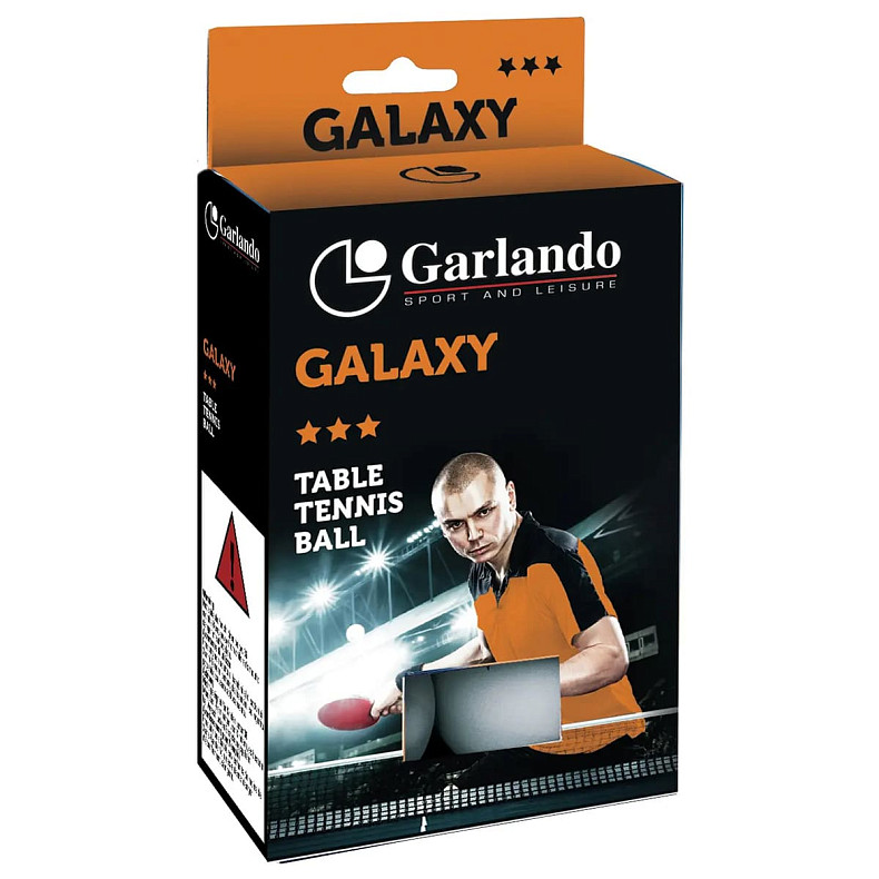 Мячи для настольного тенниса 6шт.Garlando Galaxy 3 Stars (2C4-119)