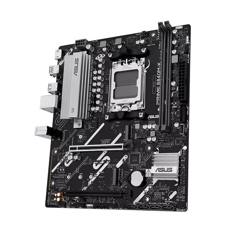 Материнcька плата ASUS PRIME B840M-K sAM5 B840 2xDDR5 M.2 HDMI mATX