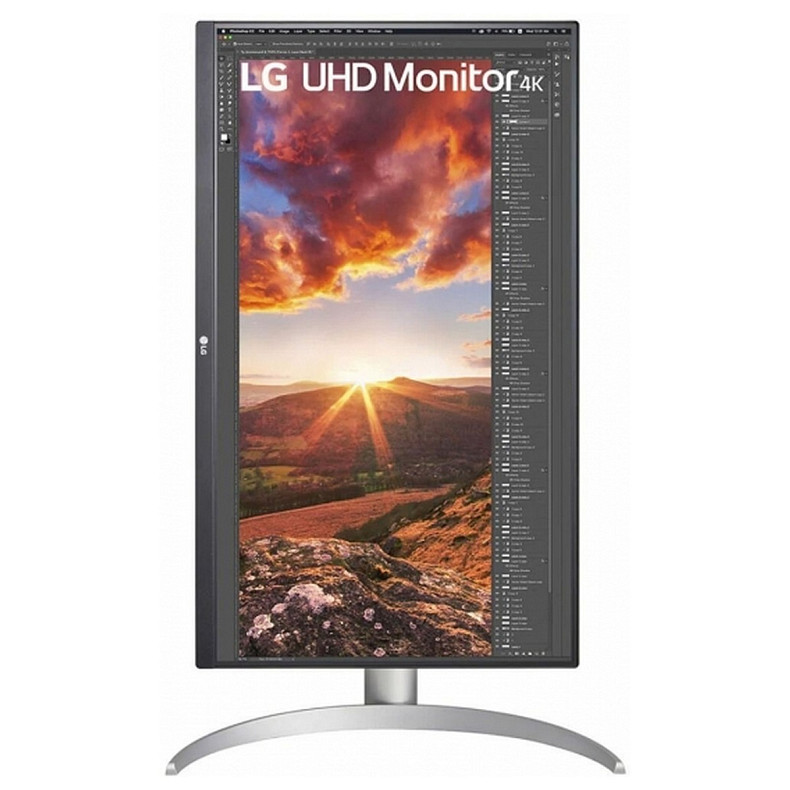 Монітор LG 27" 27UP850N-W 2xHDMI, DP, USB-C, MM, IPS, 3840x2160, DCI-P3 95%, FreeSync, Pivot, HDR400