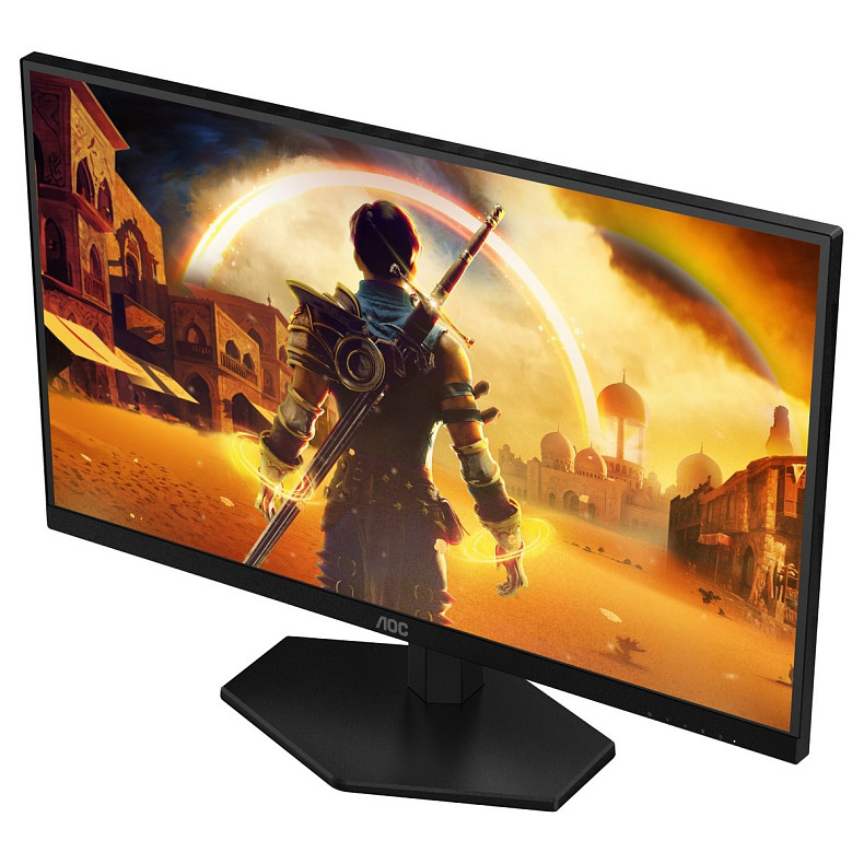 Монитор 27" AOC 27G42E, Fast IPS, 180 Гц, HDMI, DP, черно-красный