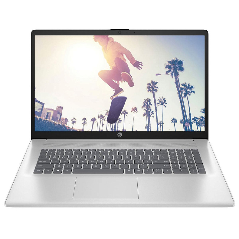 Ноутбук HP 17-cp2015ru 17.3" FHD IPS, 300n/Ryz 5 7520U (4.3)/16Gb/SSD512Gb/Rad/FPS/W11H6 PLS SL/Серебристый