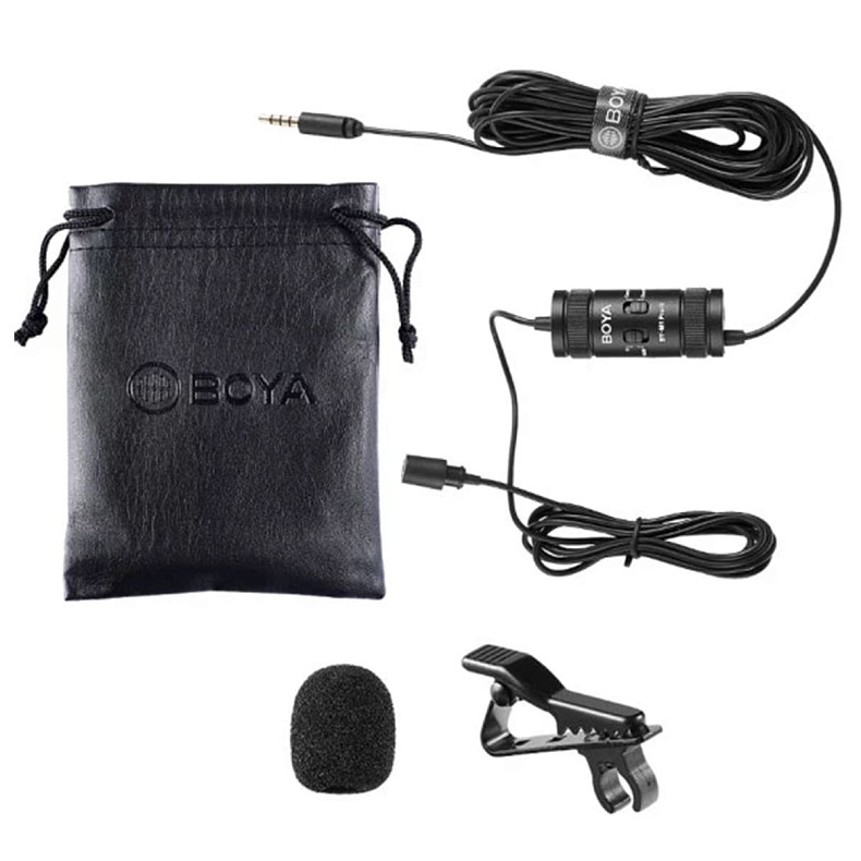 Универсальный петличный микрофон BOYA BY-M1 Pro II Black