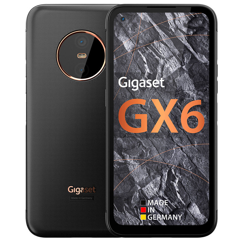 Смартфон Gigaset GX6 IM 6/128 GB Dual Sim Titanium Black (S30853H1528R112)