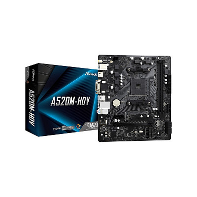 Материнская плата ASRock A520M-HDV Socket AM4