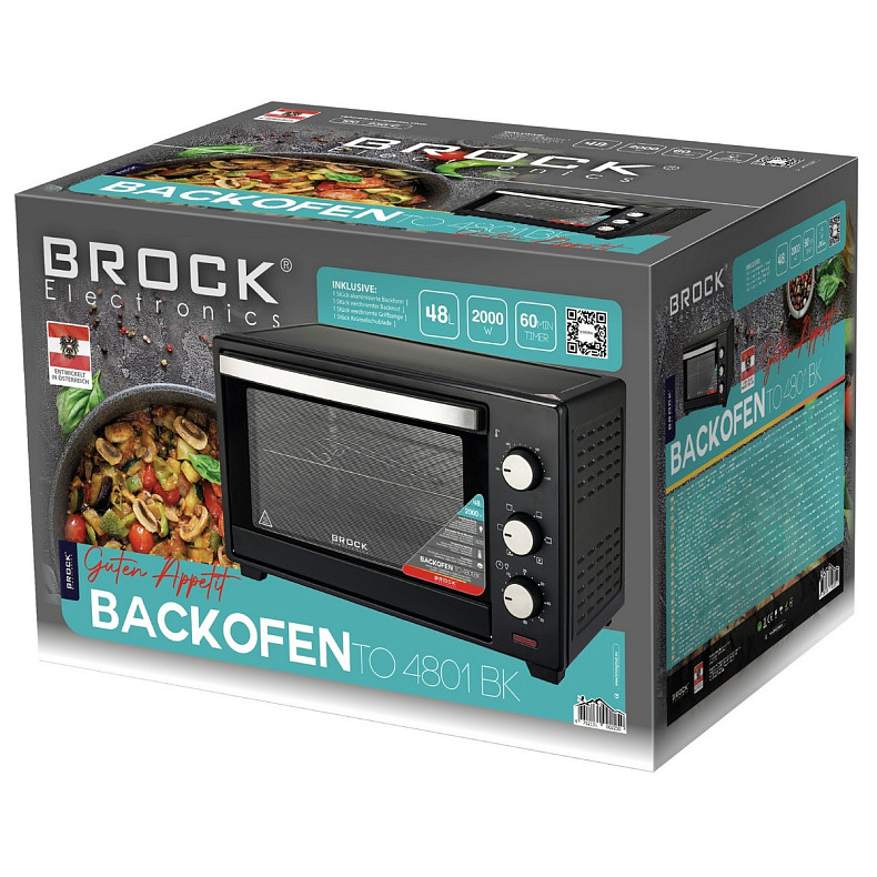 Електрична піч BROCK TO 4801 BK