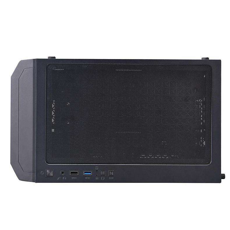 Корпус 1stPlayer H2-BK-4F7 Black без БП