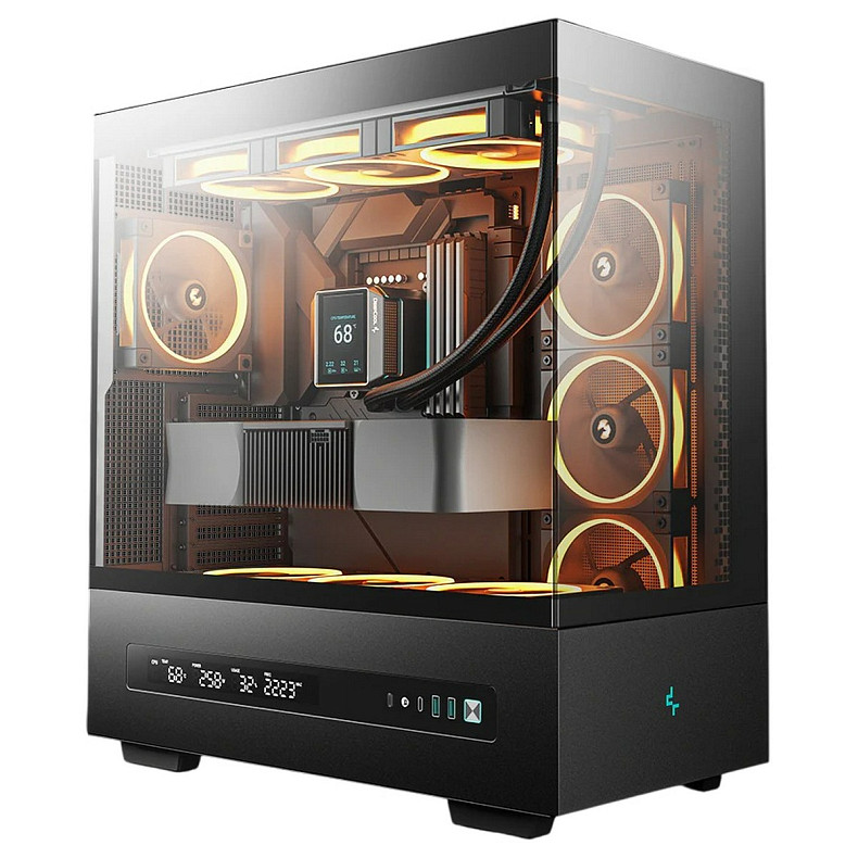 Корпус DeepCool CH690 Digital Black (R-CH690-BKNNA0D-G-1) без БП