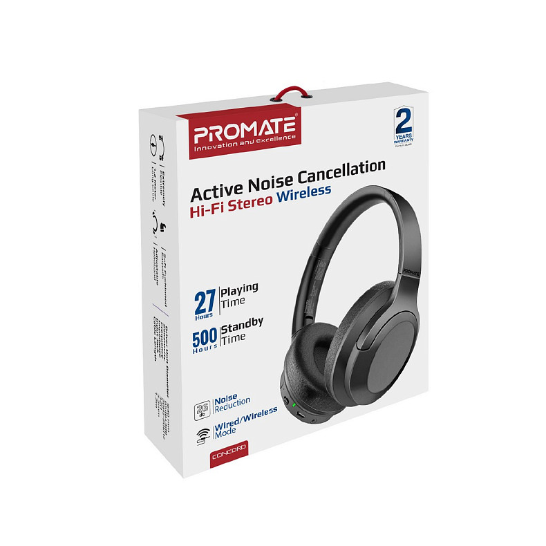 Bluetooth-гарнітура Promate Concord Black