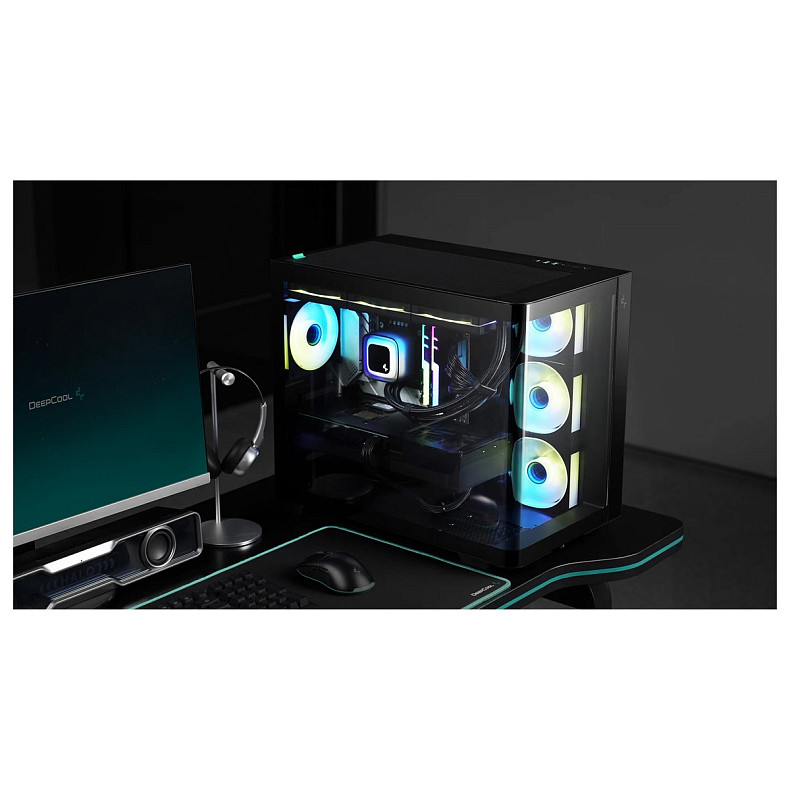 Корпус DeepCool CG530U 4F Black (R-CG530U-BKAGA4-G) без БП