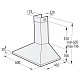 Витяжка купольна Gorenje WHC 629 E4W