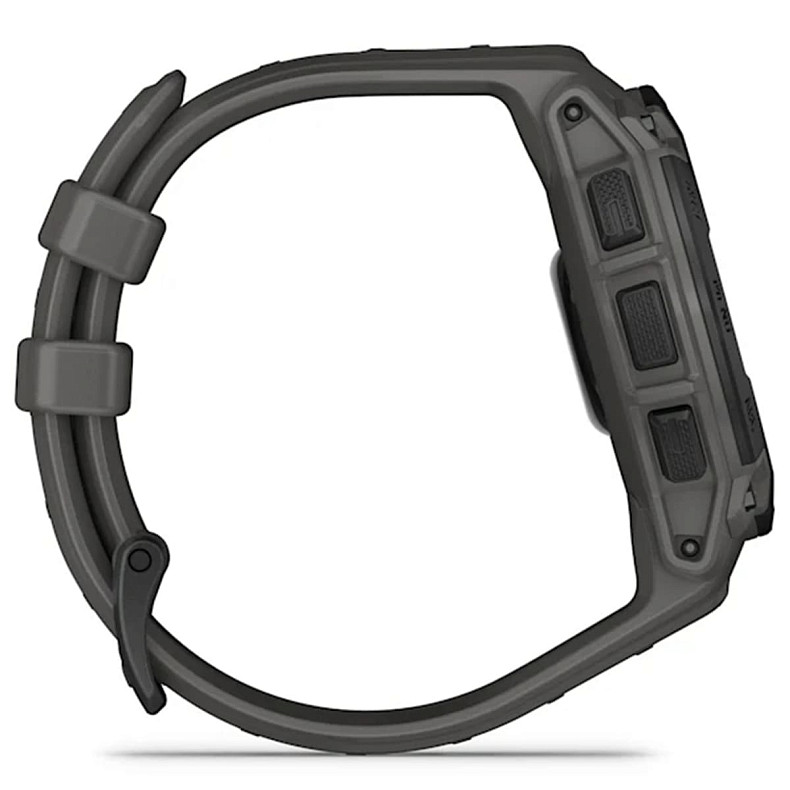 Спортивные часы GARMIN Instinct E 45mm Black with Charcoal Silicone