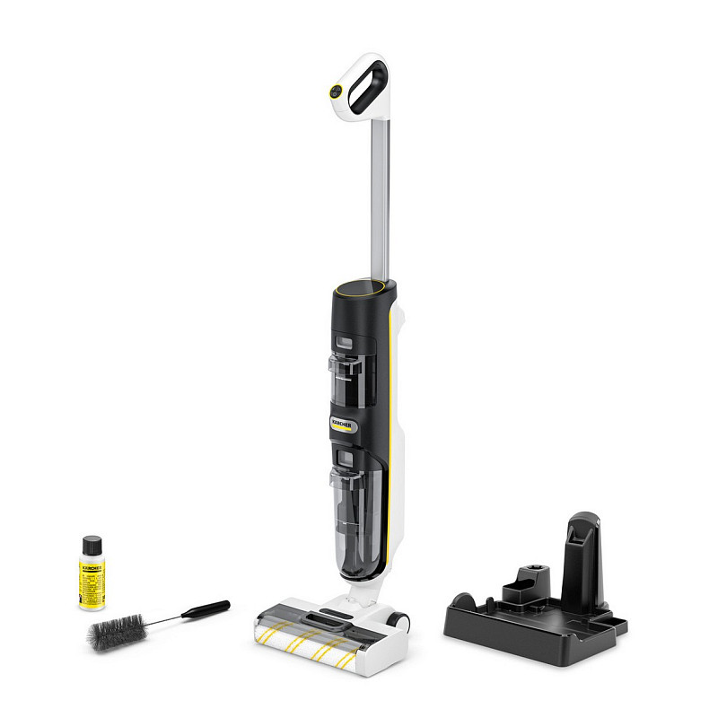 Пилосос Karcher безпровідний FCV 4, 180Вт, конт пил -0.45л, вода -0.75л, автон. робота до 45хв, вага