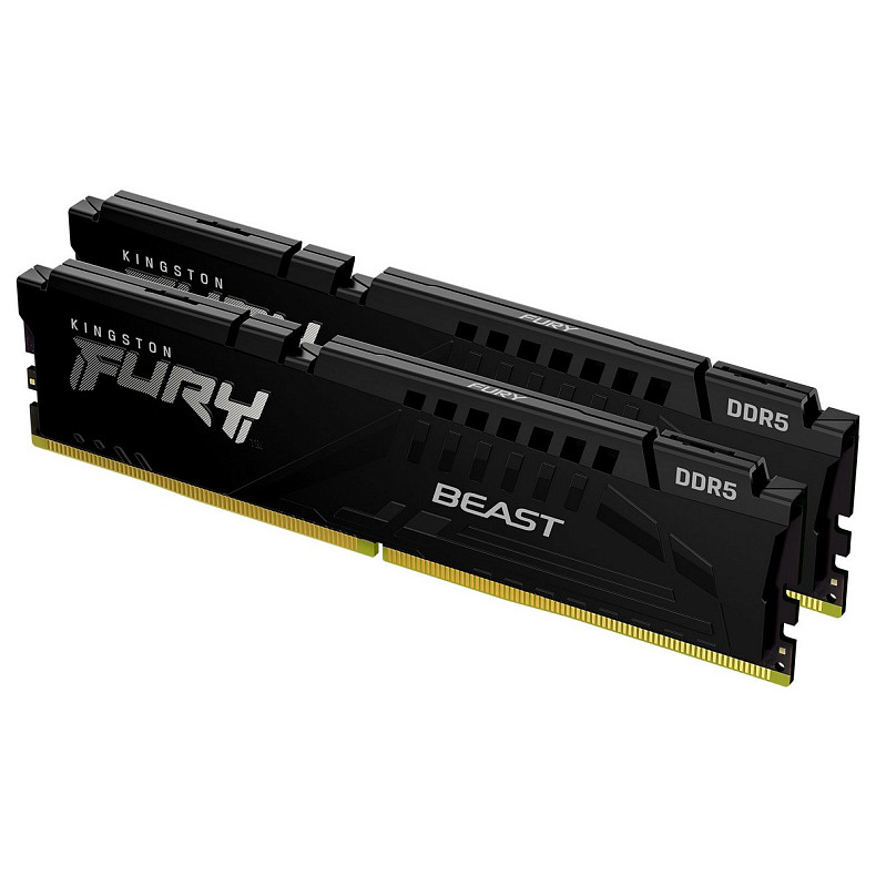 ОЗП Kingston Fury Beast Black 2x8GB 5600 DDR5 (KF556C36BBEK2-16)