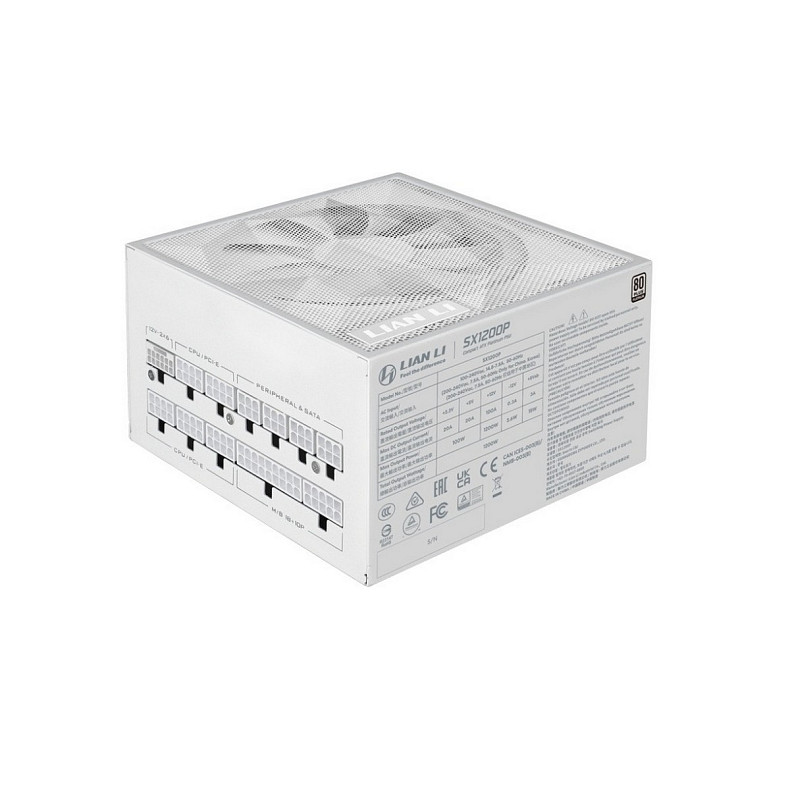 Блок живлення Lian Li SX1200P White, EU Cord (G9P.SX1200P.W000.EU)