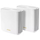 WiFi MESH система ASUS ZenWiFi XT8 2PK V2 white AX6600 3xGE LAN 1x2.5GE WAN 1xUSB3.1 WPA3 OFDMA MESH