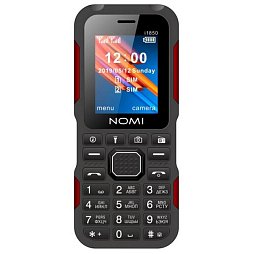 Мобильный телефон Nomi i1850 Dual Sim Black-Red