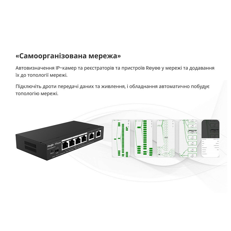 Коммутатор Ruijie Reyee RG-ES206GC-P