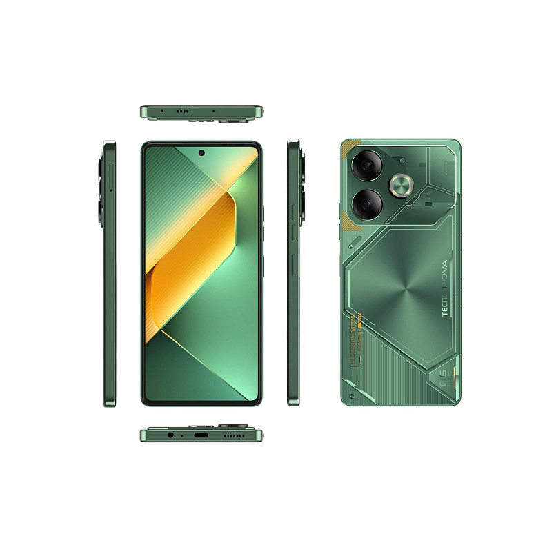 Смартфон TECNO POVA 6 (LI7) 12/256Gb Comet Green