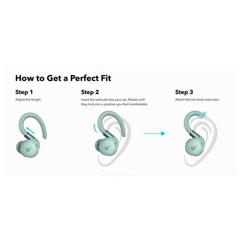 Навушники Anker SoundCore Sport X20 Green (A3968G61)