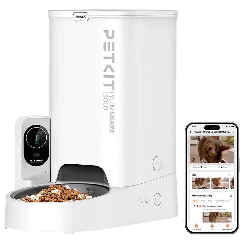 Смарт годівниця Petkit YUMSHARE SOLO with Cam P571