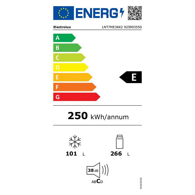 Холодильник Electrolux LNT7ME36K2