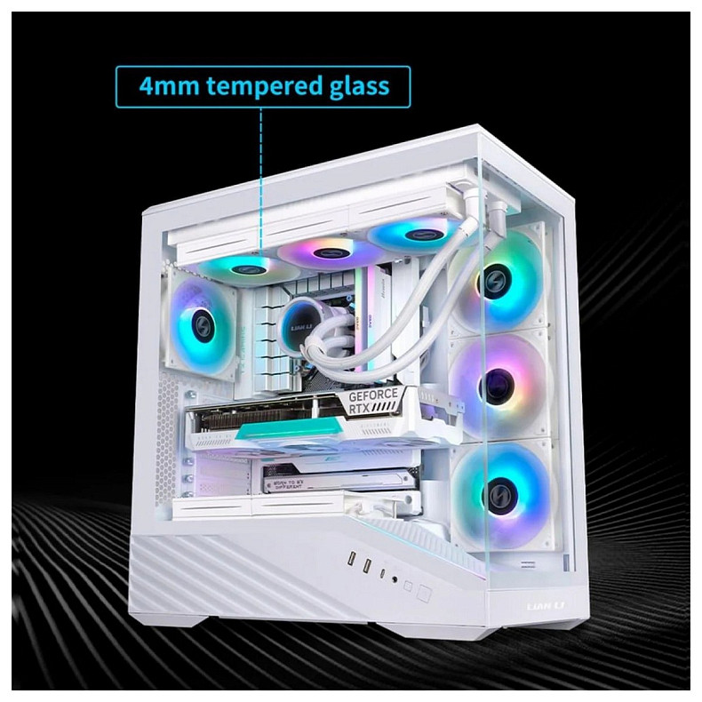 Корпус Lian Li Vector V100R White (G99.V100RW.01) без БП