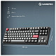 Клавиатура GamePro Asgard Ragnar Keychron Super Red Switch Black (MK285BK)
