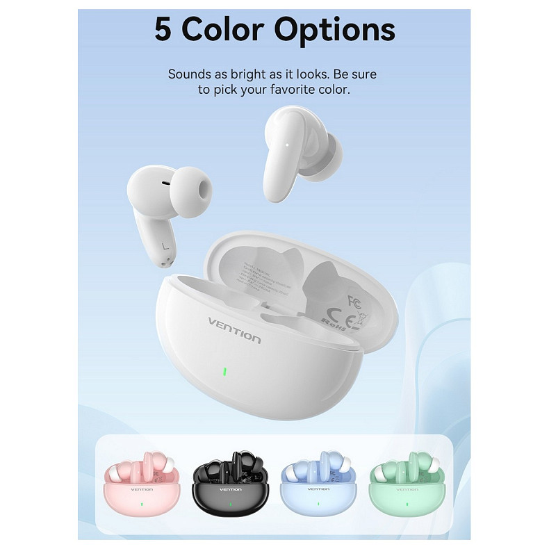 Навушники Vention Elf Earbuds E01 Blue