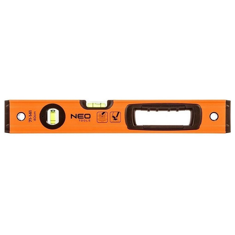 Уровень Neo Tools S 400 алюминиевый, 40 см, 3 капсулы (71-141)