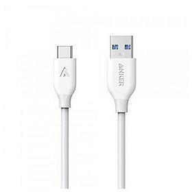 Кабель ANKER Powerline USB-C to USB-A 3.0 - 0.9м V3 (White)