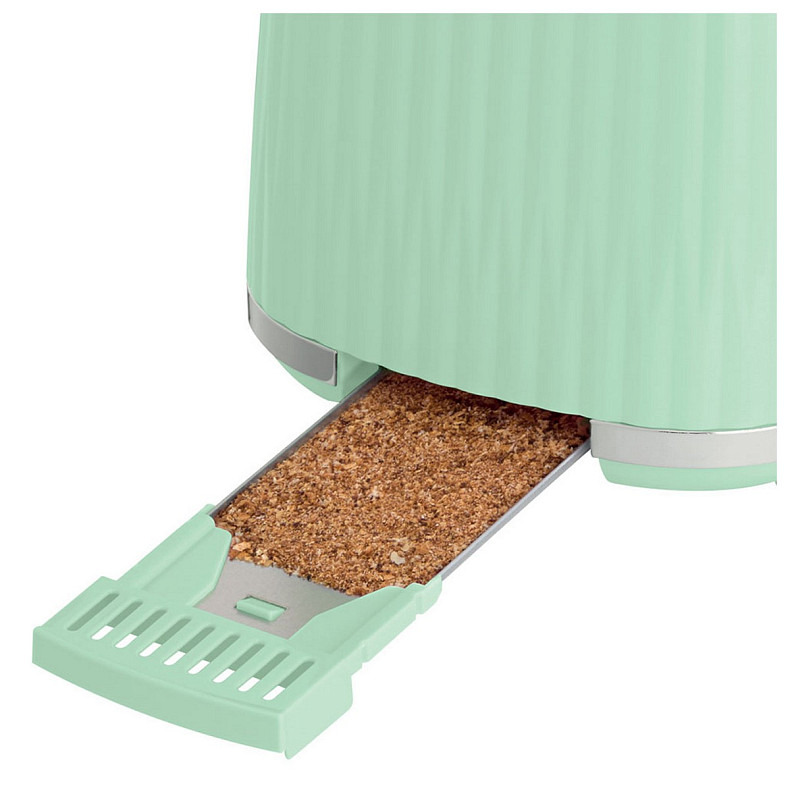 Тостер  Russell Hobbs Eden 800Вт, пластик, підігрів,разморозка, фісташковий