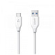 Кабель ANKER Powerline USB-C to USB-A 3.0 - 0.9м V3 (White)