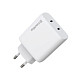 Зарядний пристрій ColorWay GaN Mini 50W PD Port PPS USB (Type-C PD 30W + Type-C PD 20W) Wh