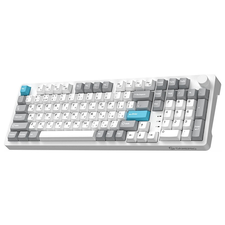 Клавиатура GamePro Asgard Drakkar Keychron Super Red Switch White (MK305WH)