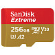 Карта памяти SanDisk 256 GB microSDXC UHS-I U3 V30 A2 Extreme (SDSQXAV-256G-GN6MA)
